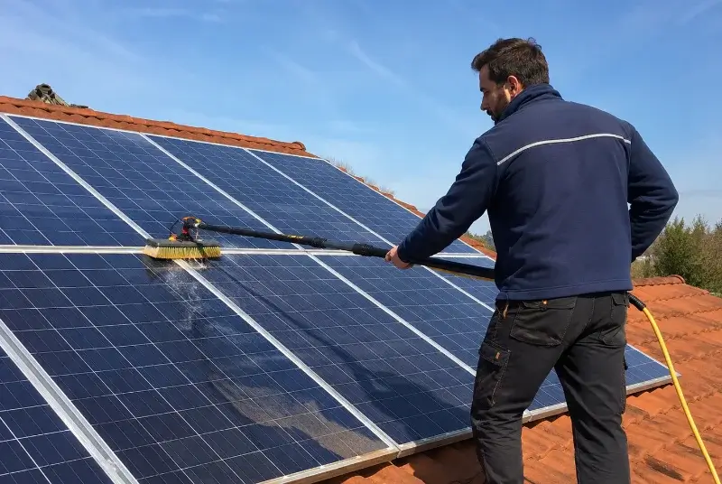 Nettoyage et entretien de panneaux solaires à Arbonne